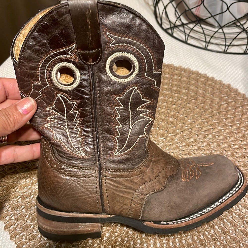 Cowboy boots for children TM-WD0390 - Children's leather cowboy boots